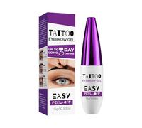 Crème à sourcils de trois jours : forme parfaite des sourcils, facile à créer, mascara de poupée de beauté naturelle (violet, taille unique)