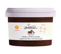Crème à tartiner au lait et au cacao Savoureux goût chocolat Snacks pour la maison Professionnel Prêt à l'emploi Pâte sans gluten Pack de 500 Gr