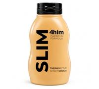 Crème abdominale thermogénique SLIM pour hommes 250 ml - Crème ventre et hanches au capsicum et à la carnitine, effet raffermissant et tonifiant, idéale pour l'abdomen et les zones difficiles - 4him
