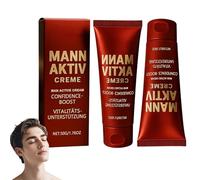 Crème active pour le visage pour homme - Texture légère et non grasse - Améliore l'éclat naturel du visage - Pour les soins quotidiens de la peau - 50 g (2 pièces, taille unique)