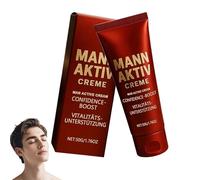 Crème active pour le visage pour homme - Texture légère et non grasse - Améliore l'éclat naturel du visage - Pour les soins quotidiens de la peau - 50 g (1 pièce, taille unique)
