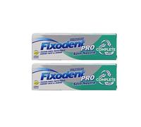 Crème Adhésive - Fixodent - Pro Soin Neutre - 2 X 47 G - Antibactérien - Confort Optimal