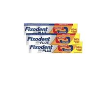 Crème Adhésive - Fixodent - Proplus - Lot De 3 X 60g - Protection Gencives - Double Action