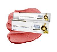 Crème adhésive pour prothèses dentaires - 68 g - Maintien sûr - Étanche - Pour la mâchoire inférieure - Port de nuit - Soin des appareils dentaires