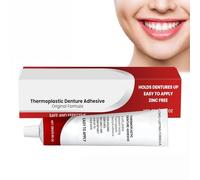 Crème adhésive pour prothèses dentaires, colle thermoplastique, adhésif pour prothèses dentaires, adhésif pour prothèses dentaires, colle dentaire sûre et durable, effet rapide et réutilisable