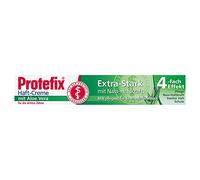 Crème adhésive Protefix à l'aloe vera pour les prothèses dentaires - Adhésif avec adhérence extra forte pour toute la journée - Avec de l’aloe vera pour un soin doux - 47 g