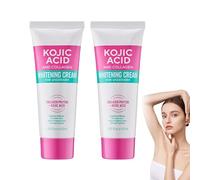Crème Aisselles au Collagène 2 Pcs, pour une Peau des Aisselles Plus Ferme et Éclaircie, Hydratation Intensive pour une Texture Douce et Lisse, Atténue les Taches Sombres et les Odeurs Indésirables