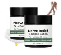 Crème Alcura pour les nerfs, lotion pour la neuropathie à l'arnica, crème hydratante apaisante naturelle, confort quotidien. Lotion Alcura pour le corps, le dos, les genoux, les mains, les (2PCS)