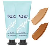 Creme All-Over Complexion Perfector, Crème CC Liquide, Fond De Teint Essence, Fond De Teint Corps Waterproof, Teinte de Peau Waterproof et Résistante au Transfert, Anti-Cernes (Na+W, 80g)