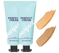 Creme All-Over Complexion Perfector, Crème CC Liquide, Fond De Teint Essence, Fond De Teint Corps Waterproof, Teinte de Peau Waterproof et Résistante au Transfert, Anti-Cernes (Na+Nu, 80g)