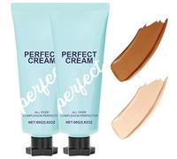Creme All-Over Complexion Perfector, Crème CC Liquide, Fond De Teint Essence, Fond De Teint Corps Waterproof, Teinte de Peau Waterproof et Résistante au Transfert, Anti-Cernes (I+W, 80g)