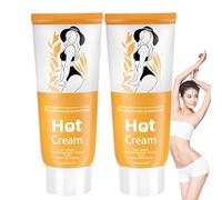 Crème amincissante brûle-graisses Hot Cream,Crème raffermissante et modelante de 60 g qui améliore considérablement la fermeté de la peau et sculpte les courbes du corps (2)