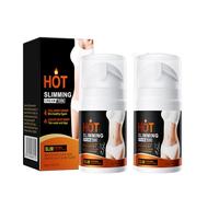 Crème Amincissante Ventre,Réductrice de Graisse Naturelle pour Ventre,Taille,Bras & Fessiers,Soin Raffermissant Anti-Cellulite pour Femme,Sculpter le Ventre 50g*2PC