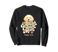 Crème Anglaise Golden Retriever Mom, Puppy Love Sweatshirt