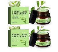 Crème anti-acné à base de plantes et d'arbre à thé - 30 g. Contient de l'extrait d'arbre à thé, traite l'acné en douceur, purifie les pores, convient aux peaux grasses et équilibre l'hydratation