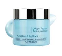 Crème anti-âge au peptide de cuivre pour le visage, booster de collagène, 60 ml, hydratant à absorption rapide, crème d'hydratation du visage, soin de la peau, pour la maison, les voyages, l