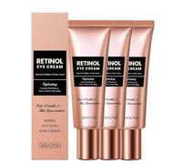 Crème anti-âge au rétinol pour les yeux à la caféine,Lisseur de Rides, crème éclaircissante pour les cernes et les yeux bouffis,pour les peaux fatiguées,Lisse les ridules oculaires,Soin hydratant (3)