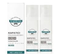 Crème anti-cernes Siyah, anti-cernes naturel pour le cuir chevelu, pour les zones chauves et les cheveux clairsemés, effet densifiant instantané, légère et non abondante, séchage rapide (2PCS)