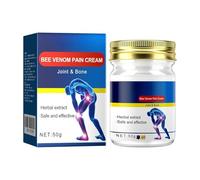 Crème anti-douleur au venin d'abeille, crème de soin des articulations, offrant une expérience de soin confortable, pommade de confort musculaire à base de plantes pour un confort durable (1pcs)