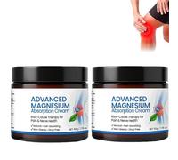 Crème anti-douleur avancée au magnésium, pommade de guérison des articulations, gel naturel pour les articulations soulagement efficace du dos, du cou, des mains, des genoux (2 Pcs)