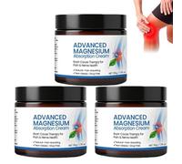 Crème anti-douleur avancée au magnésium, pommade de guérison des articulations, gel naturel pour les articulations soulagement efficace du dos, du cou, des mains, des genoux (3 Pcs)