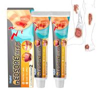 Crème Anti-Escarres, Crème Cicatrisante Contre les Escarres, Crème Apaisante Contre les Escarres, Crème de Traitement des plaies de lit, Gel de cicatrisation Rapide des plaies, 20 g x 2 boîtes