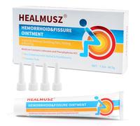Creme Anti Hemorroides, Creme Hemorroide, Pommade Cicatrisante, Soulagement Efficace de la Douleur, 1 Pièces, 4 Tuyaux de Distribution,42.5g, Ingrédients Végétaux Naturels
