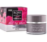 Crème anti-rides à l'eau de rose pour hommes
