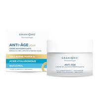 Creme ANTI RIDES Femme - Creme de JOUR - RAFFERMISSANTE - Creme Hydratante Visage Action Anti Ride - Collagene marin, Acide Hyaluronique, Bakuchiol - Anti Rides Femme Collagene - GRANIONS - 50 ml
