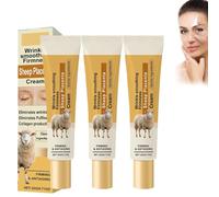Creme anti rides femme,extrait de placenta d'agneau anti-âge,creme hydratante visage,creme visage femme raffermissement actif,creme de jour nourrit en profondeur,réduit les rides et ridules (3)