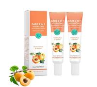 Crème Anti-rides Immédiat | Soin Visage 2-en-1 à l'Abricot Bio | Gommage Visage Femme |moisturizer face | Instant Face Lift Cream | Avec huile de carotte 2-in-1 Antioxidant Moisturizing (2pc, 40g)