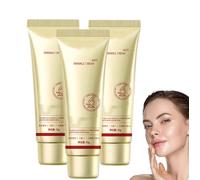 Crème anti-rides or et collagène, crème coréenne au collagène doré, hydratante anti-rides pour le visage, hydratation profonde longue durée et raffermissante (3 pièce)