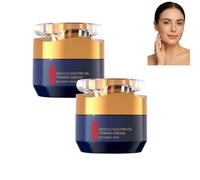 Crème anti-rides Qingling, crème lifting instantané visage avec rétinol, collagène et huile de ricin, crème anti-âge hydratante et raffermissante pour visage, cou et yeux (2pcs)