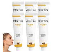 Crème anti-rides ultra-fine, légère, à absorption rapide, douce et nourrissante, non grasse, hydratante longue durée, lissante et illuminatrice pour le teint. Soin quotidien. (6PCS)