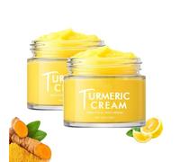Creme Anti Tache Visage,Crème Visage Au Curcuma et à la Vitamine C,Cremes Eclaircissante,Crème Hydratante Au Collagène Pour Les Peaux Sèches Pour Les Taches Sombres,Les Rides,L'Anti-âge (2)