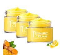 Creme Anti Tache Visage,Crème Visage Au Curcuma et à la Vitamine C,Cremes Eclaircissante,Crème Hydratante Au Collagène Pour Les Peaux Sèches Pour Les Taches Sombres,Les Rides,L'Anti-âge (3)