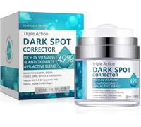 Crème anti-taches triple action, 50 ml - Illumine le teint, atténue les taches brunes, réduit les rides, riche en vitamines, avec une concentration en actifs jusqu'à 49%.