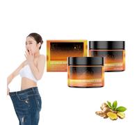 Crème anti-transpiration thermoactive pour le ventre et les cuisses - Gel anti-transpiration pour les entraînements - Crème raffermissante pour le ventre après la perte de poids, 100g (2 boîtes)