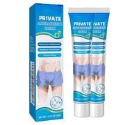 Crème Antibactérienne Privée,Anti-démangeaisons Homme Soins Privés,Crème Anti-démangeaisons à Usage Externe pour Homme,Apaisante et Réparatrice 20g*2PC