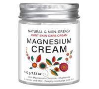 Crème Apaisante Au Magnésium - 100 G, Crème Multi-usages Non Grasse Pour Soulager Les Articulations | Baume De Soin De Massage Articulaire Pour Le Dos, Le Genou, La Jambe, L'épaule, La Main, Le Cou