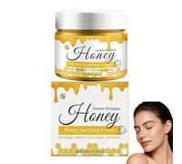 Crème apaisante au miel pour le visage, soin hydratant longue durée, lotion visage pour soulager les peaux sèches, crème légère non grasse, bases de maquillage pour les soins quotidiens. (1PCS)