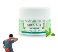 Crème apaisante chillflex menthol, crème de relief de refroidissement instantanée, activités conjointes dans tout le corps, refroidissement apaisant la pommade pour les muscles, la tête (1pcs)