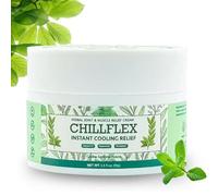 Crème apaisante chillflex menthol, crème de relief de refroidissement instantanée chillflex, activités articulaires dans tout le corps, refroidissement apaisant la pommade pour les muscles (1Pcs)