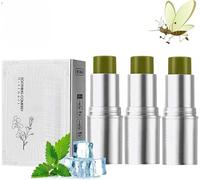 Crème apaisante et réparatrice pour moustiques, stick anti-démangeaisons de voyage facile à transporter, à base de plantes naturelles, convient pour l'extérieur et l'intérieur