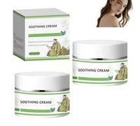 Crème apaisante, hydratante rafraîchissante pour une peau confortable et protectrice, formule naturelle pour peaux sensibles et sèches, rafraîchissante et hydratante, nourrissante en profondeur (2pcs)
