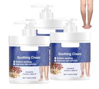 Crème apaisante pour les jambes, soin du corps, formule naturelle, soulage la fatigue, les gonflements et l'inconfort des jambes, pour tous types de peau, 100 g (3Pièce)