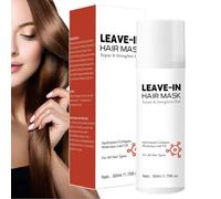 Crème Après-Shampoing - Hydratant Réparateur pour Cheveux Abîmés Sans Rinçage - Soins Personnels, Produits Capillaires Non Gras À Absorption Rapide Pour Cheveux Bouclés Et