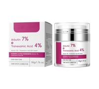 Crème Arbutine 7% + Acide Tranexamique 4%, 70000ppm Arbutine, 40000ppm TXA, Niacinamide, Glutathion, Taches, Creme Eclaircissante Peau Noir Puissant, Soin Visage Coréen, Skincare Coréenne, 50 g