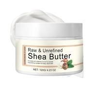 Crème au beurre de karité bio brut pour le visage, le corps et les cheveux, hydrate sans irriter, 120g, crème pōur les mains au beurre de karité brut naturel non raffiné, soin personnel pour femmes