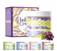 Crème au beurre hydratante à la myrtille avec acide hyaluronique, crème multi-usages hydratante, lotion anti-âge raffermissante et liftante, nourrissante pour tous types de peau